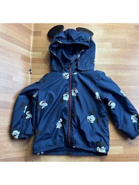 H&M Disney Mickey Mouse fleece-lined windbreaker, 9-12 months